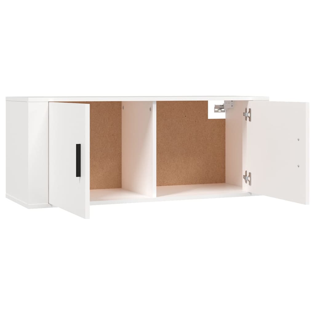 vidaXL Meubles TV muraux 2 pcs blanc 100x34,5x40 cm