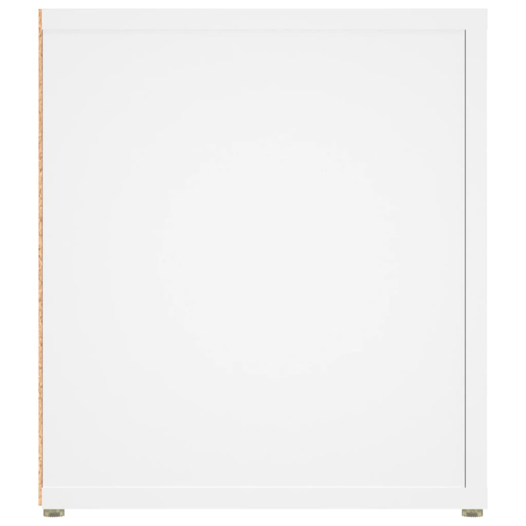 vidaXL Meubles TV 2 pcs Blanc 80x31,5x36 cm Bois d'ingénierie