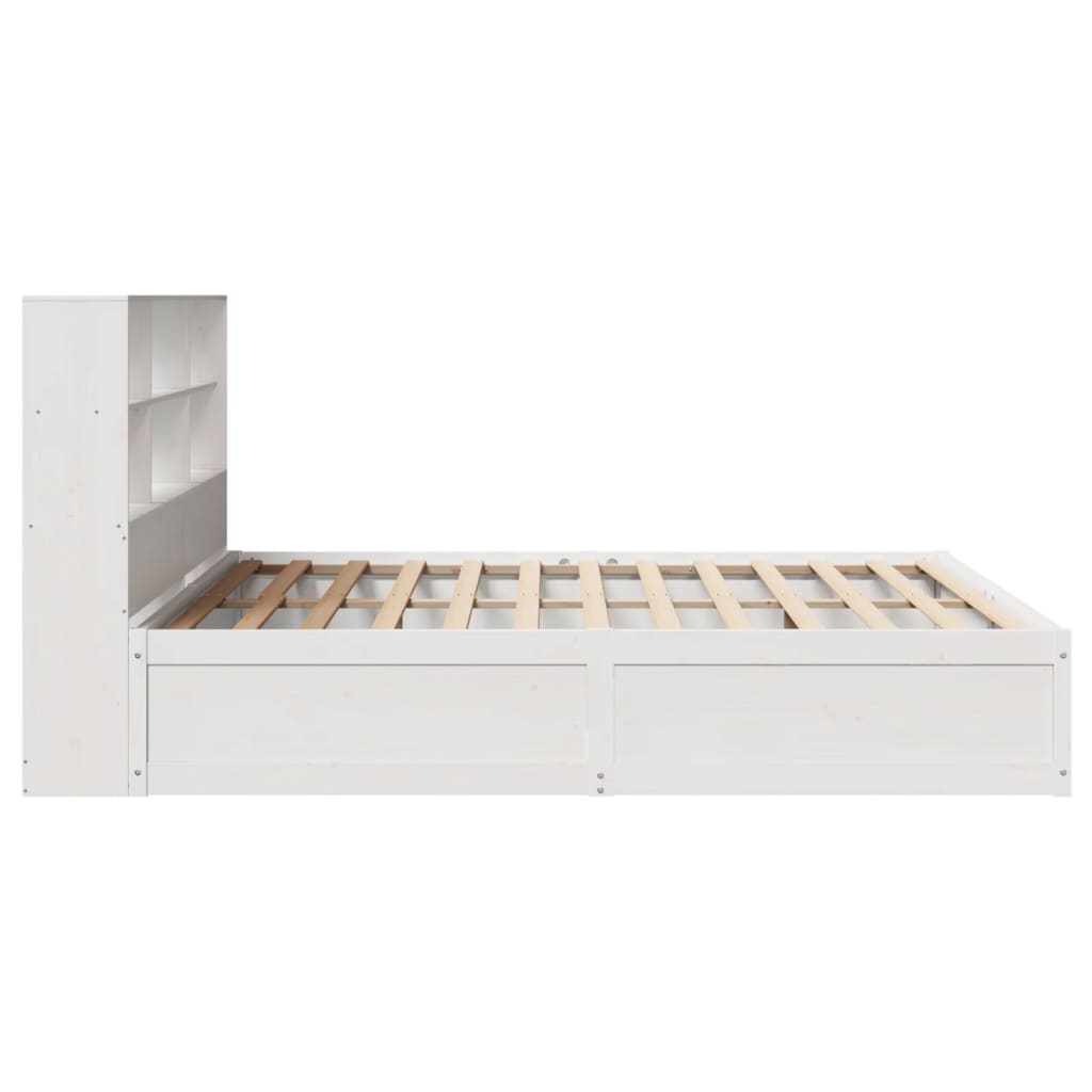 vidaXL Cadre de lit sans matelas blanc 180x200 cm bois massif de pin