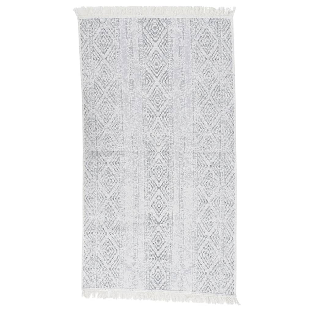 vidaXL Tapis Gris clair 120x180 cm Coton