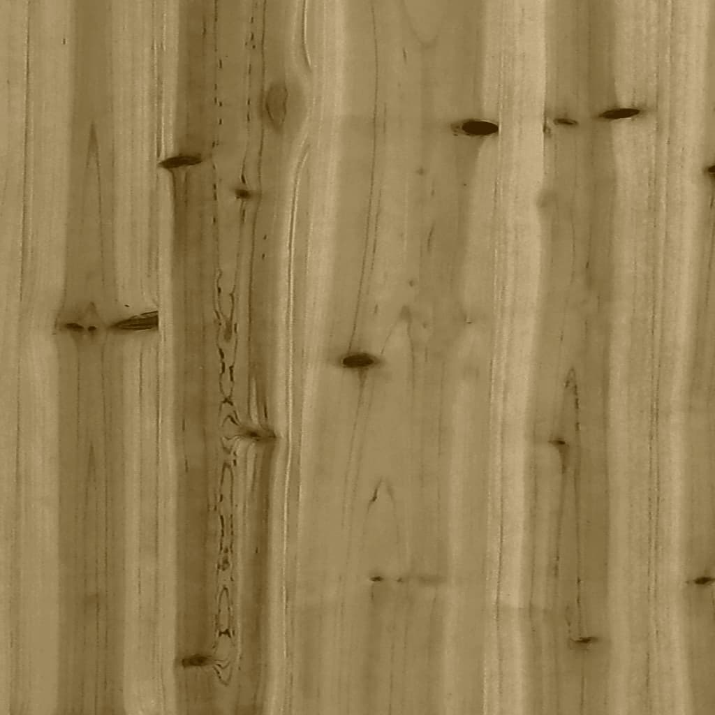 vidaXL Jardinière 110x110x46 cm bois de pin imprégné