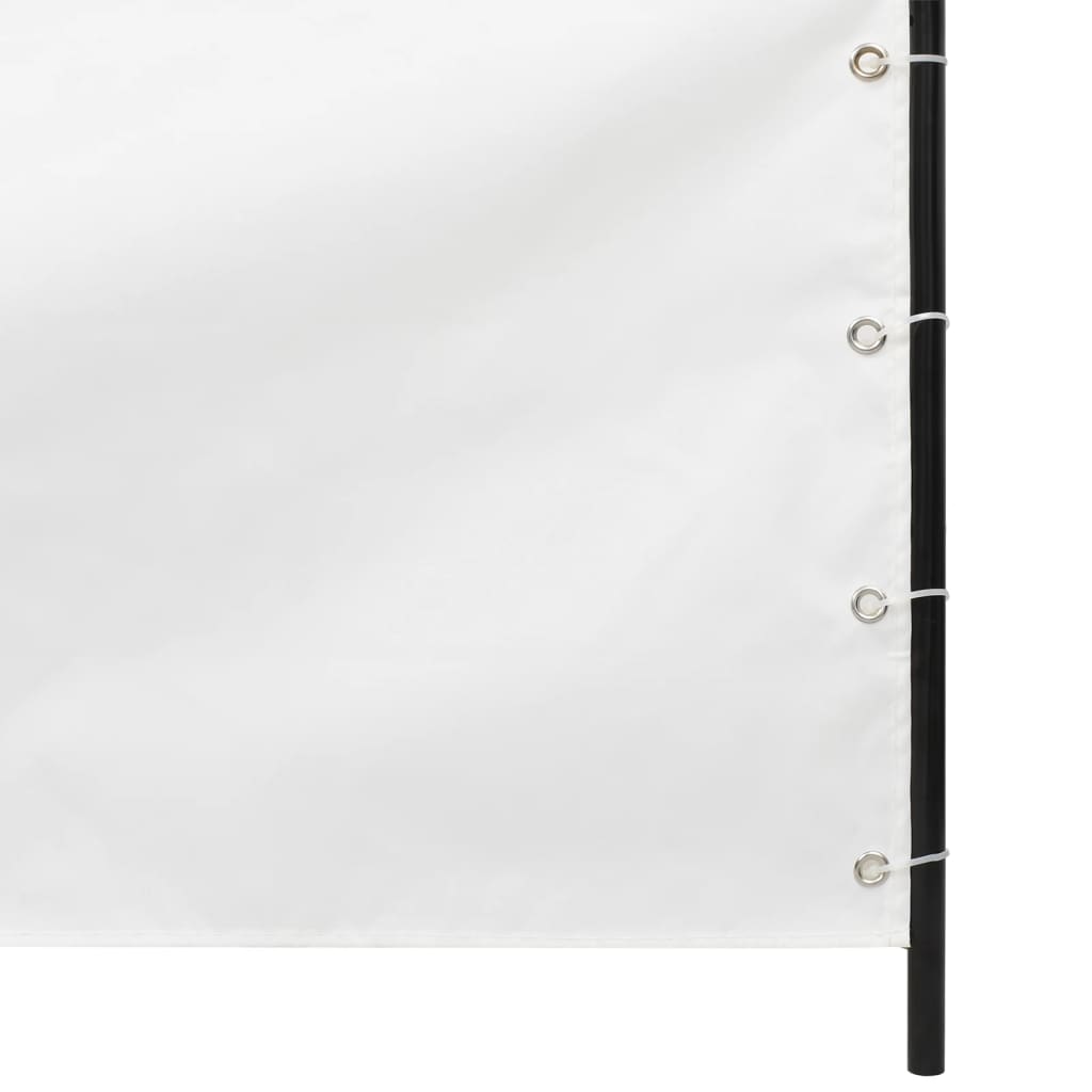 vidaXL Écran de balcon Blanc 100x240 cm Tissu Oxford