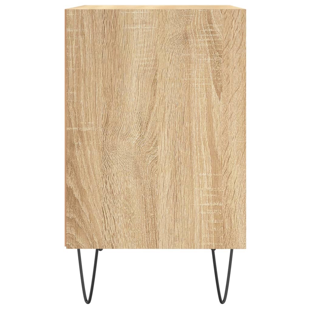 vidaXL Table de chevet chêne sonoma 40x30x50 cm bois d'ingénierie