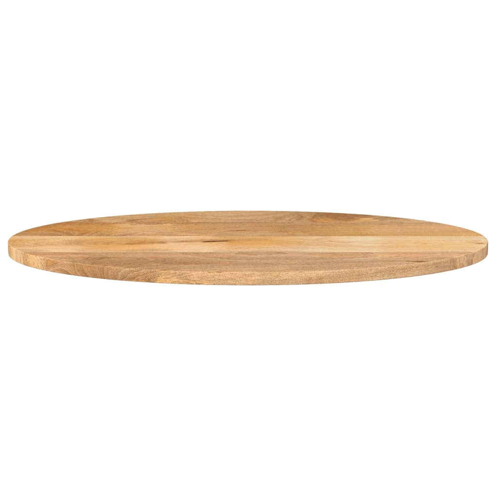 vidaXL Dessus de table 80x40x2,5 cm ovale bois massif de manguier