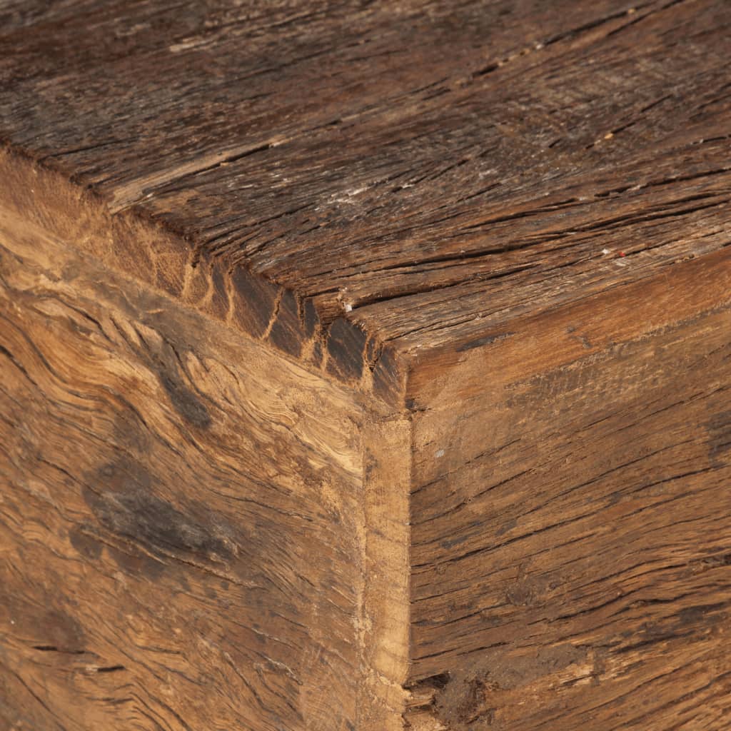 vidaXL Banc 110 cm bois massif de récupération
