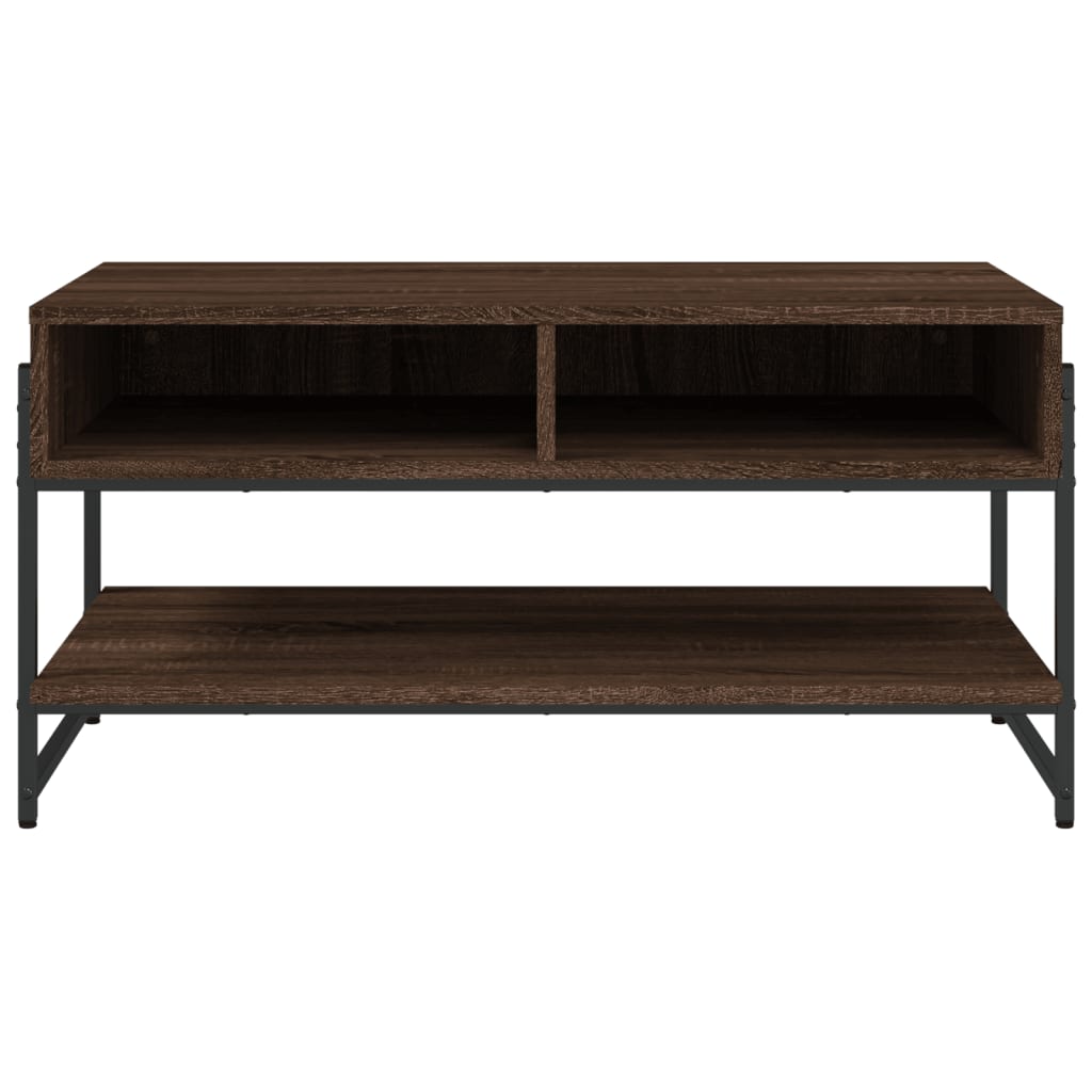 vidaXL Table basse chêne marron 90x50x45 cm bois d'ingénierie