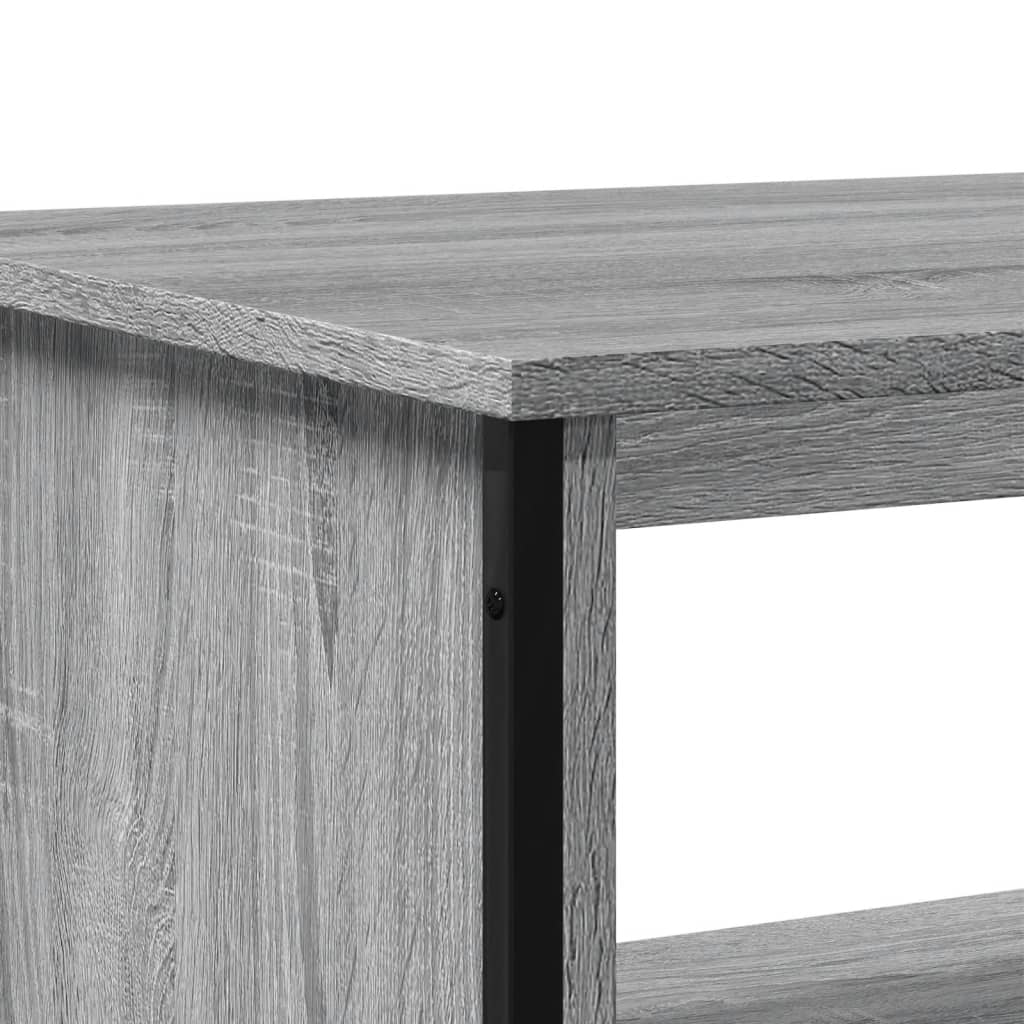 vidaXL Table basse sonoma gris 100x51x40 cm bois d'ingénierie