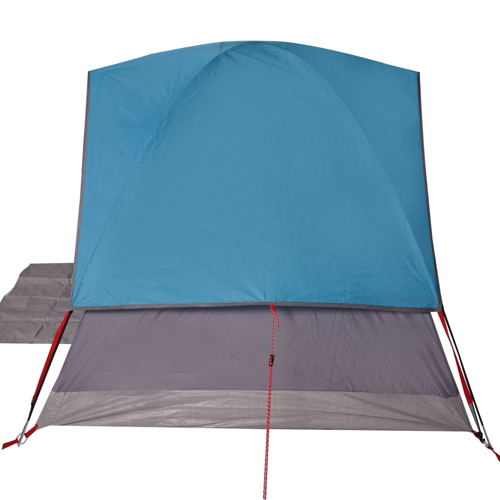 vidaXL Tente de camping à dôme 2 personnes bleu imperméable