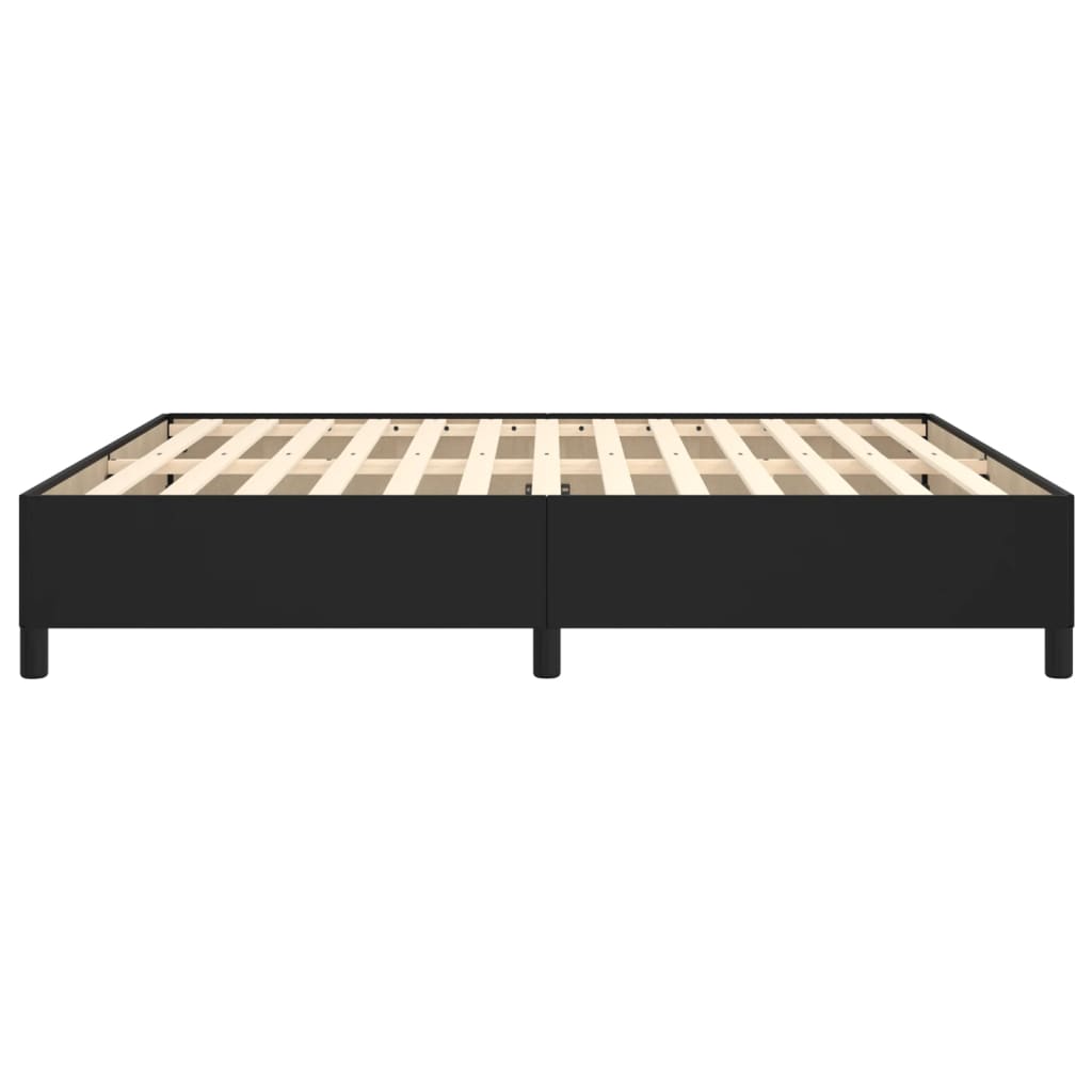 vidaXL Cadre de lit sans matelas noir 160x200 cm similicuir