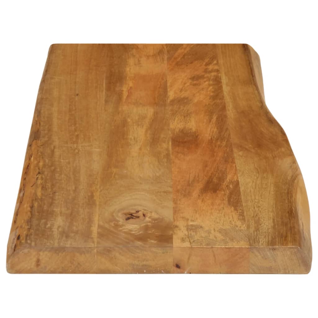 vidaXL Dessus de table 100x40x2,5 cm bord vivant bois massif manguier