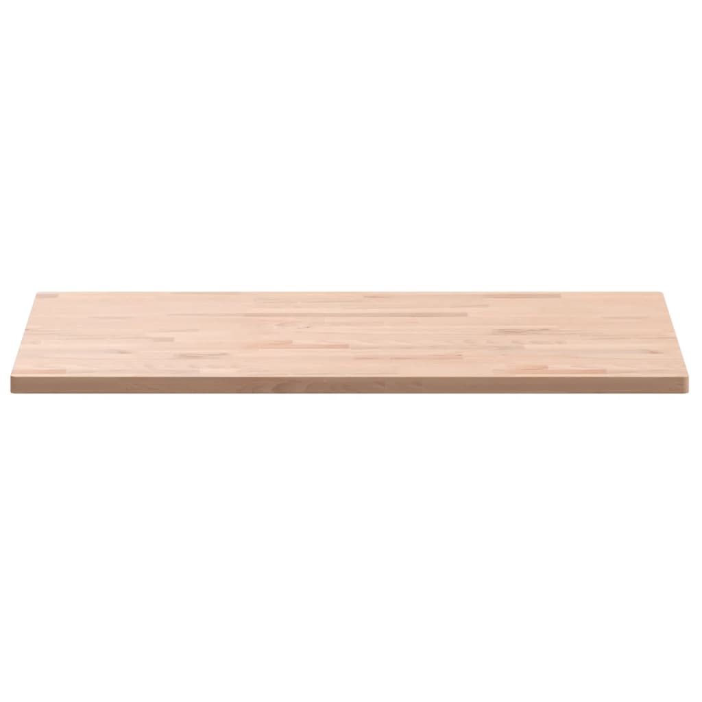 vidaXL Comptoir de salle de bain 100x60x2,5 cm bois massif de hêtre