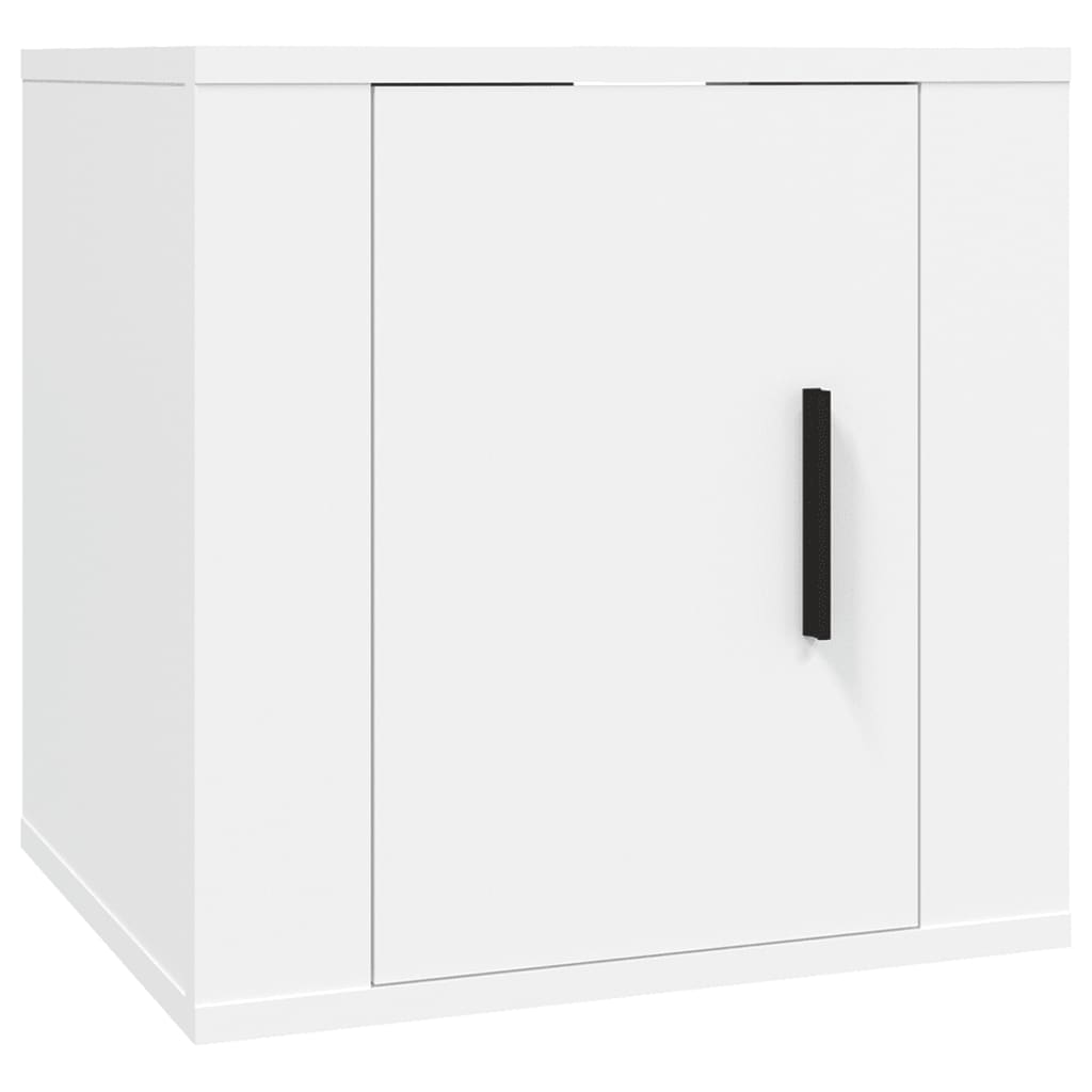 vidaXL Meubles TV muraux 2 pcs Blanc 40x34,5x40 cm