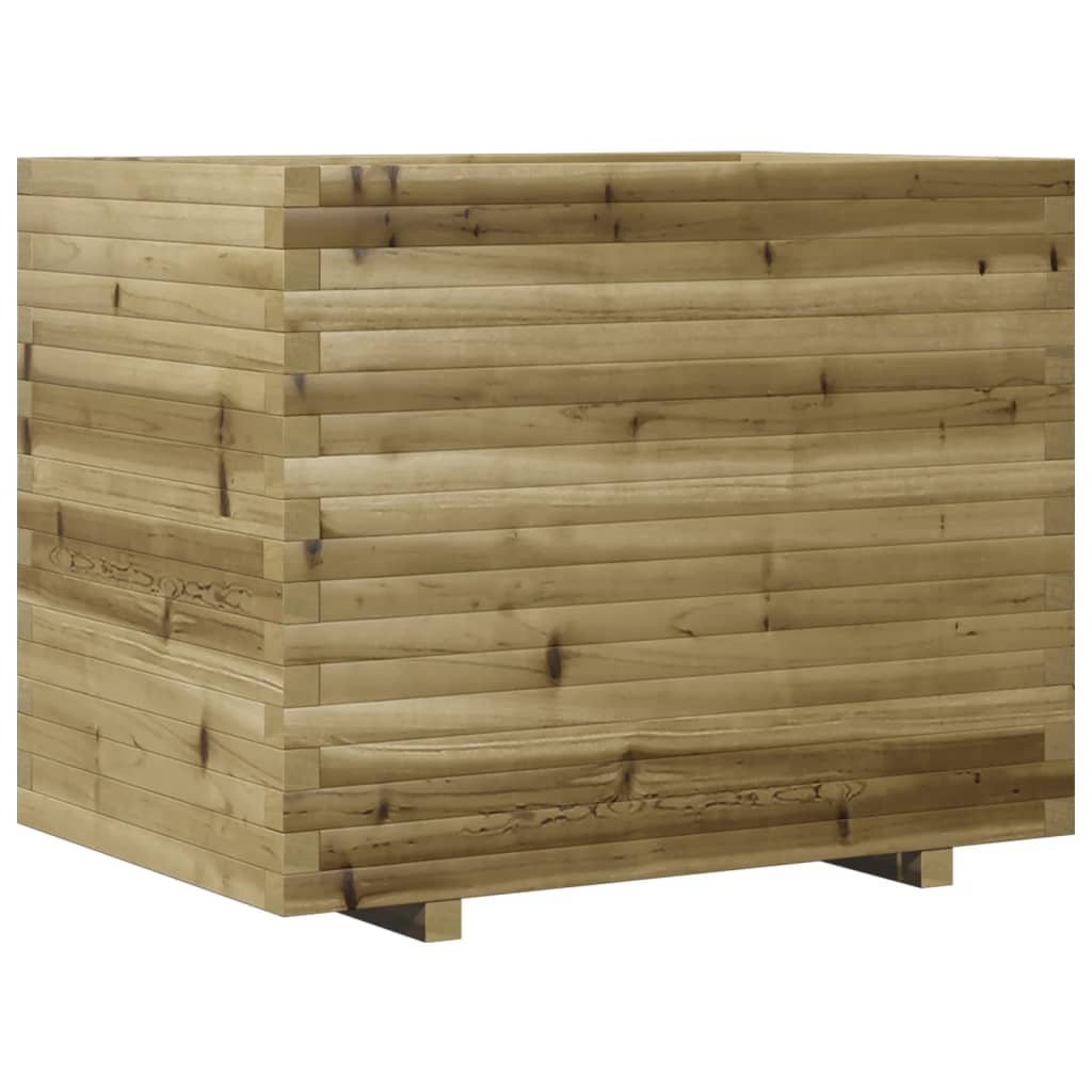 vidaXL Jardinière 90x60x72,5 cm bois de pin imprégné