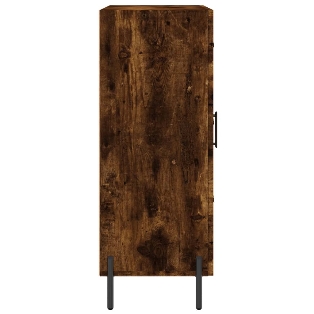 vidaXL Buffet chêne fumé 69,5x34x90 cm bois d'ingénierie