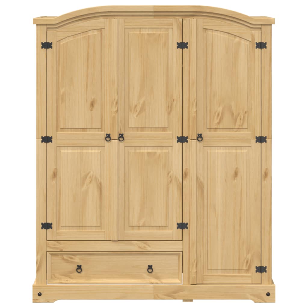 vidaXL Garde-robe Corona 151,5x52x186 cm bois de pin massif