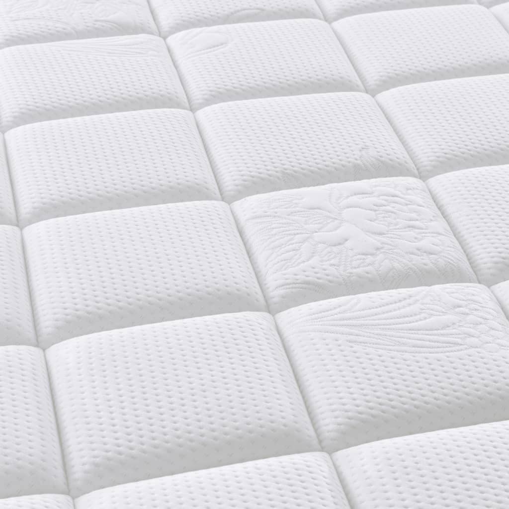 vidaXL Matelas à ressorts ensachés moyen plus 120x200 cm