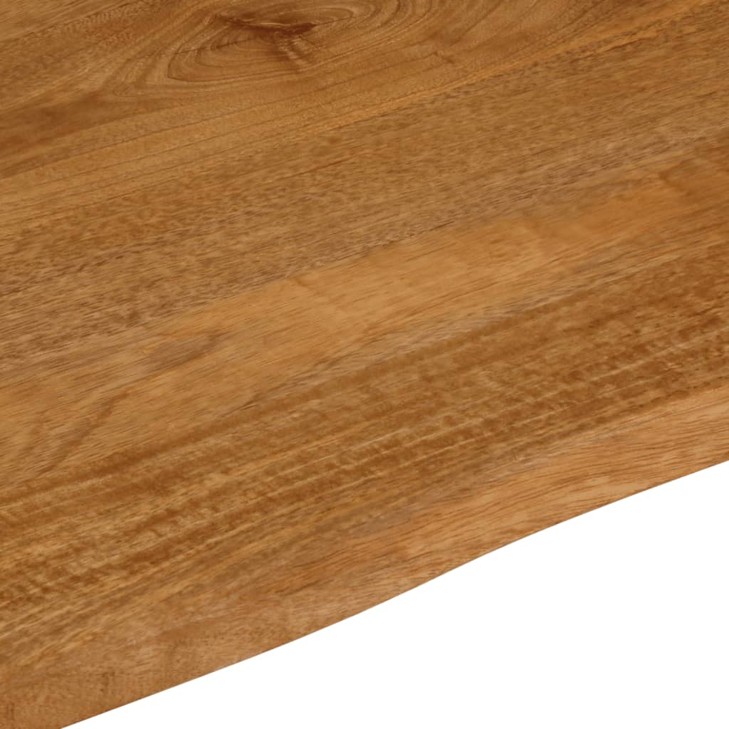 vidaXL Dessus de table à bord vivant 90x80x2,5 cm bois massif manguier