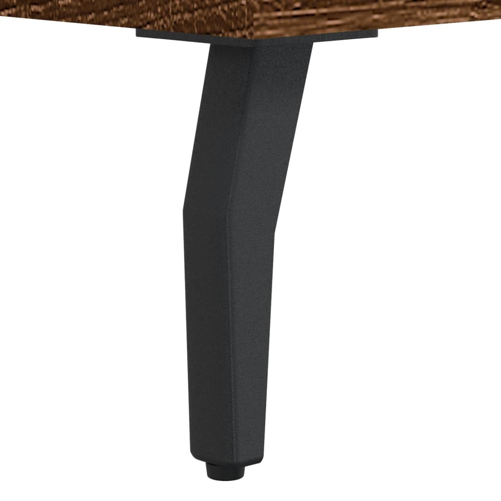 vidaXL Table de chevet chêne marron 40x40x66 cm bois d'ingénierie