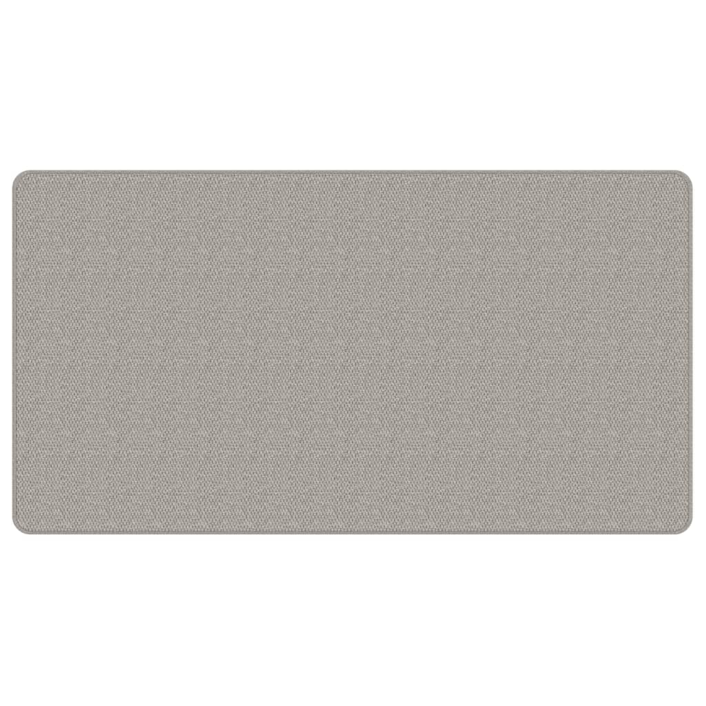 vidaXL Tapis de couloir aspect sisal taupe 80x150 cm