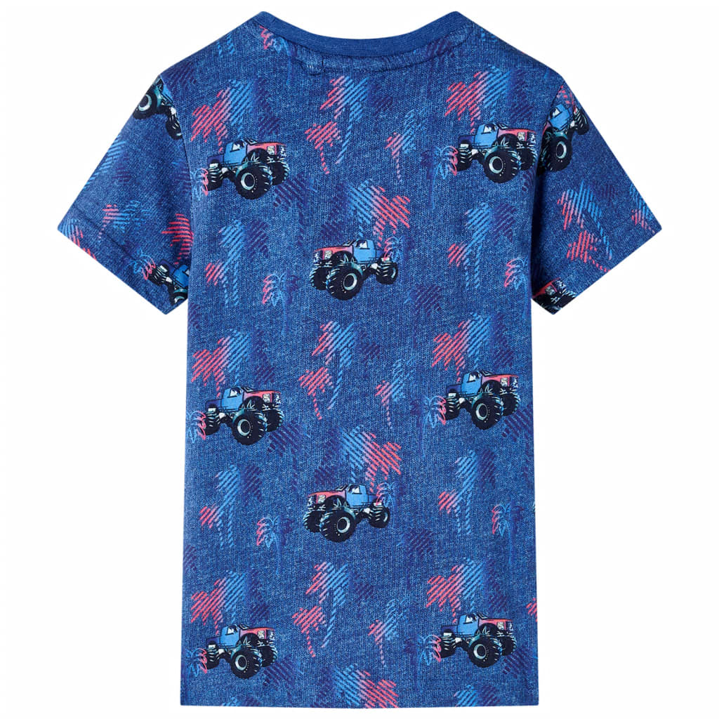 T-shirt pour enfants mélange bleu foncé 140