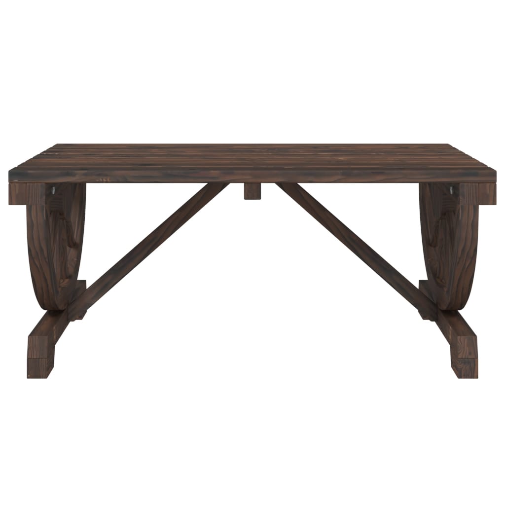vidaXL Table basse de jardin 90x50x40 cm bois de sapin massif