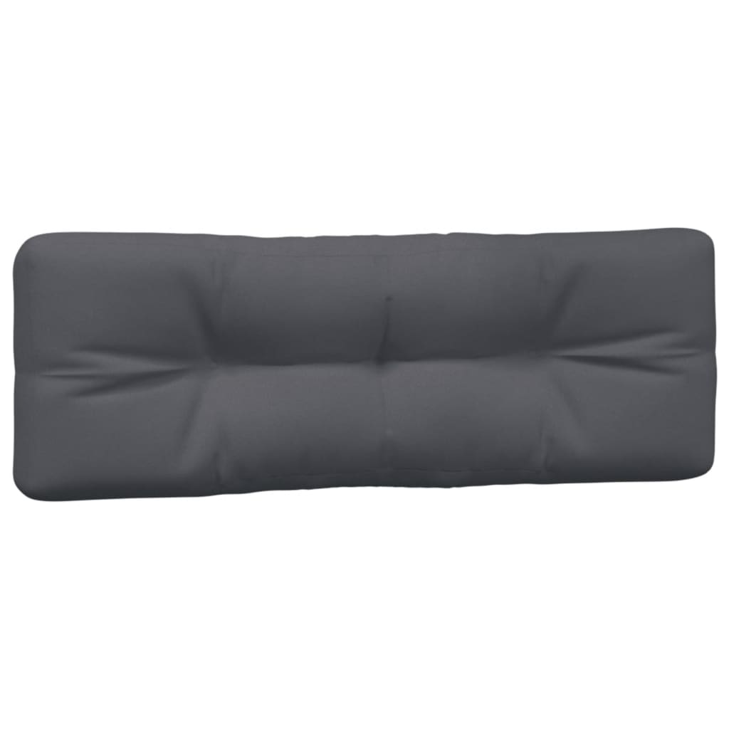 vidaXL Coussins de palette lot de 2 anthracite tissu