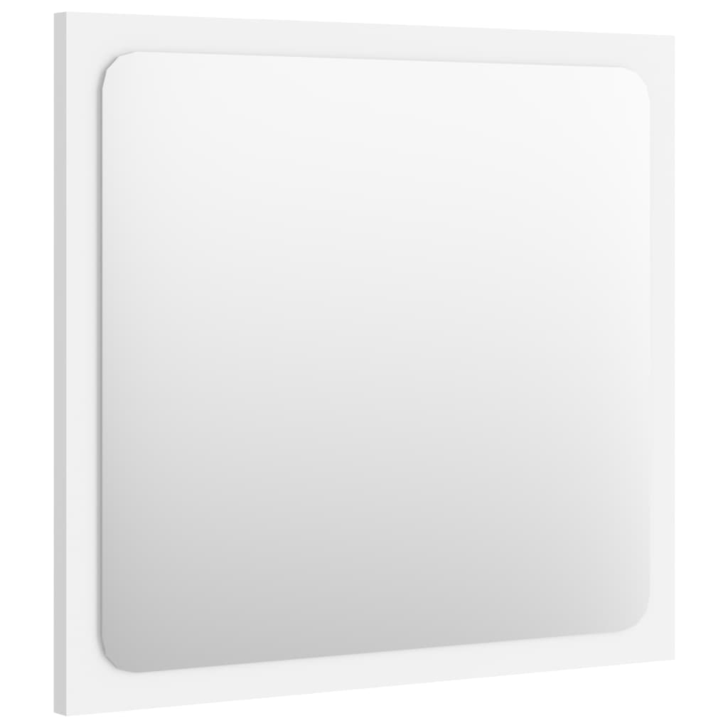 vidaXL Miroir de salle de bain Blanc 40x1,5x37 cm Aggloméré