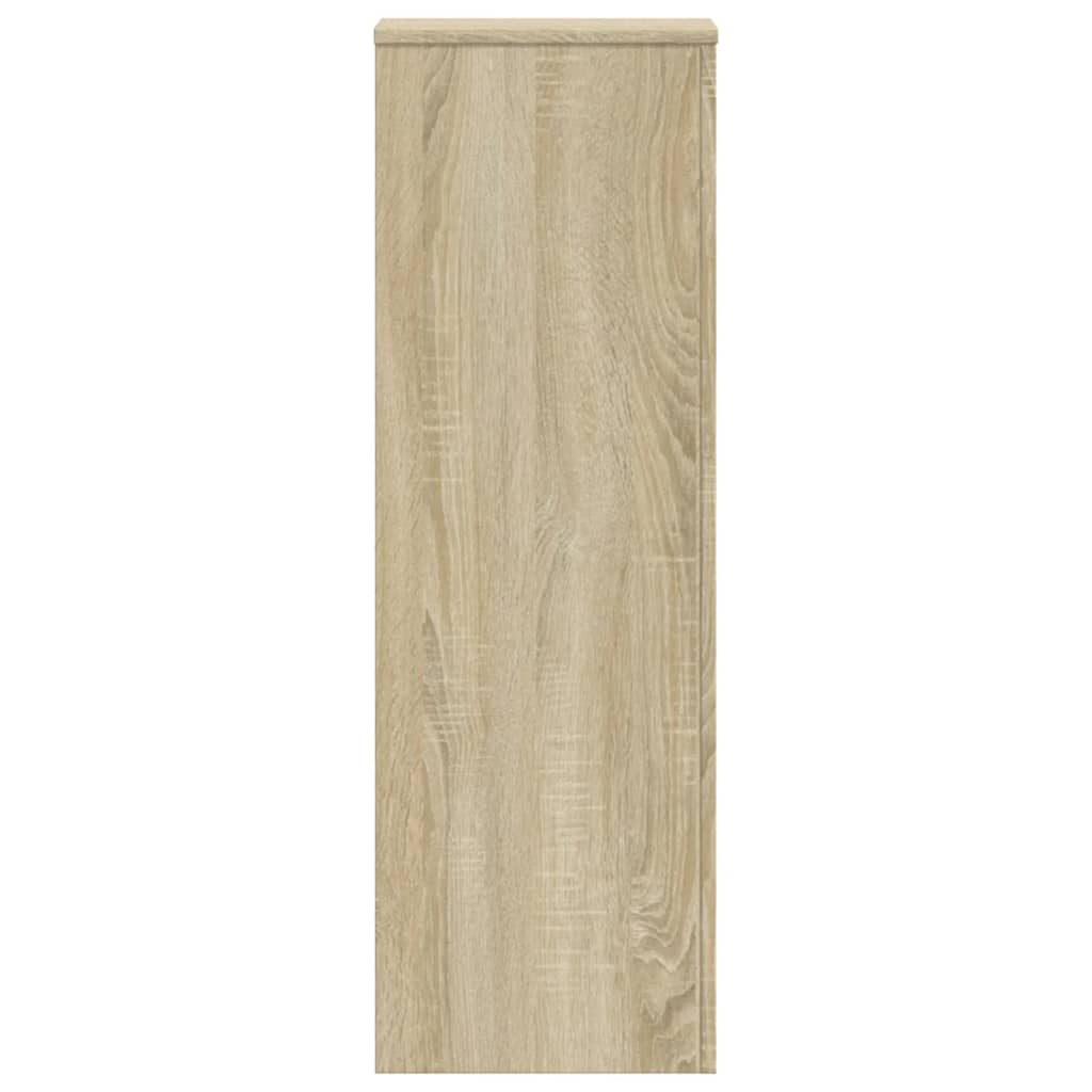 vidaXL Support pour plantes chêne sonoma 33x33x100cm bois d'ingénierie