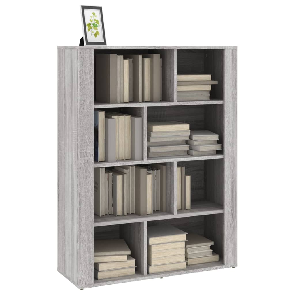 vidaXL Buffet Sonoma gris 80x30x106 cm Bois d'ingénierie