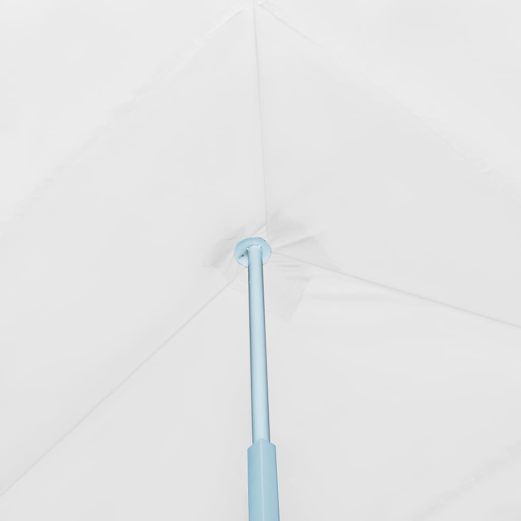 vidaXL Tente de réception escamotable avec 8 parois 3 x 9 m Blanc