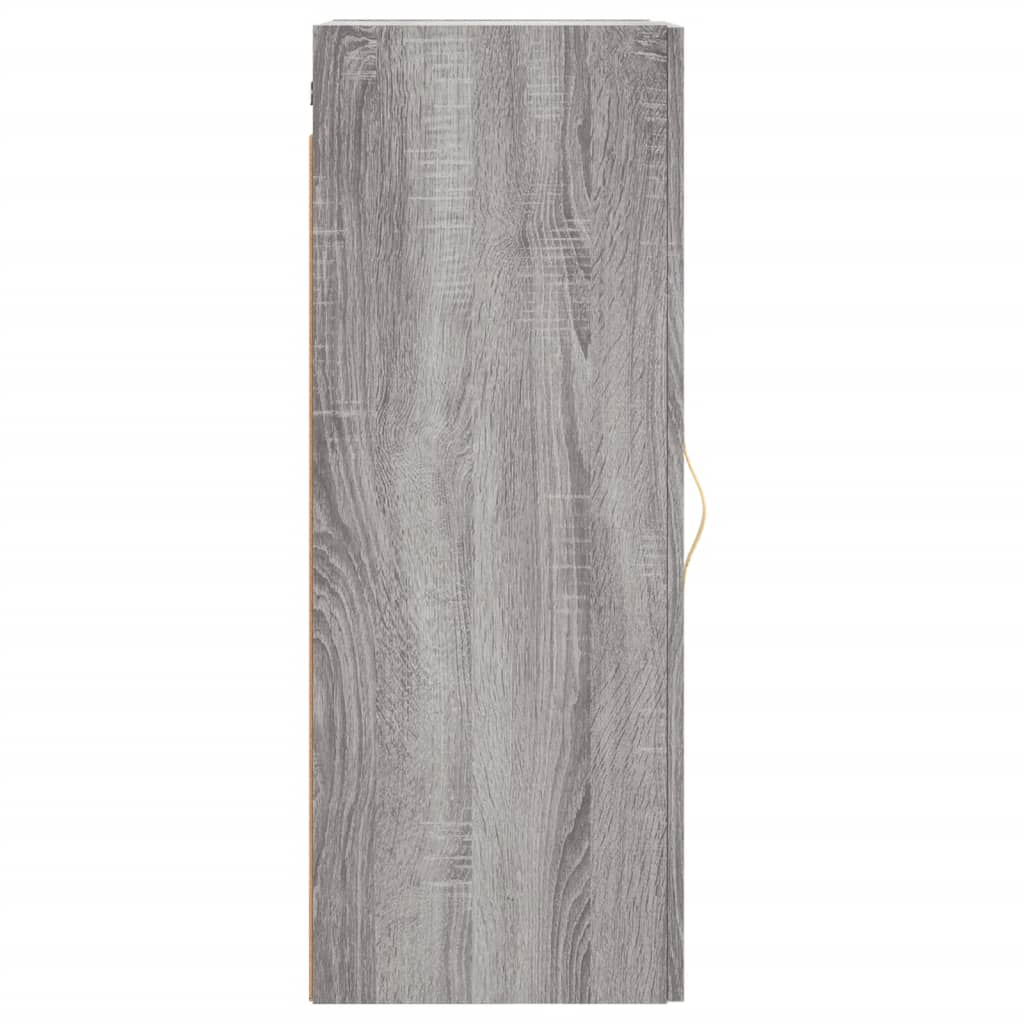 vidaXL Armoire murale sonoma gris 34,5x34x90 cm