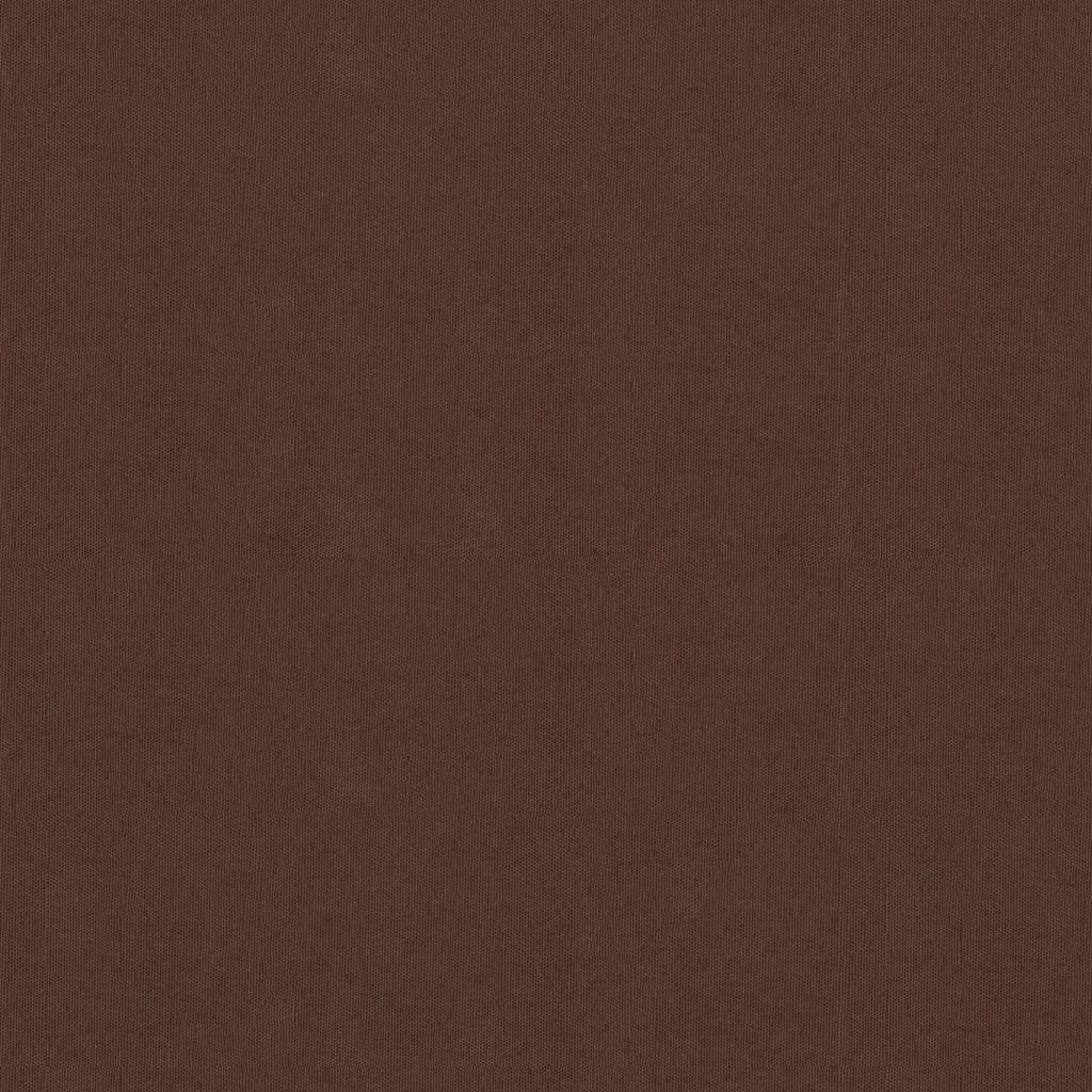 vidaXL Écran de balcon Marron 75x600 cm Tissu Oxford