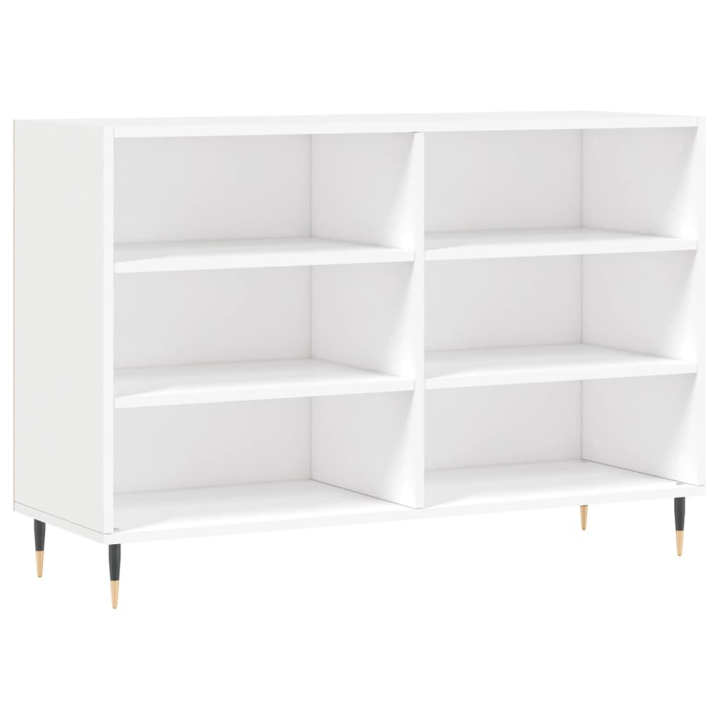 vidaXL Buffet blanc 103,5x35x70 cm bois d'ingénierie