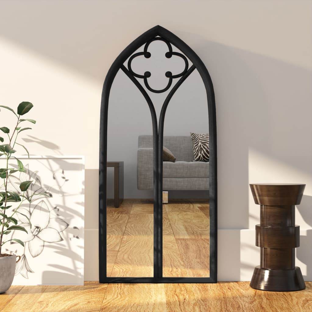 vidaXL Miroir Noir 70x30 cm Fer pour utilisation à l'intérieur