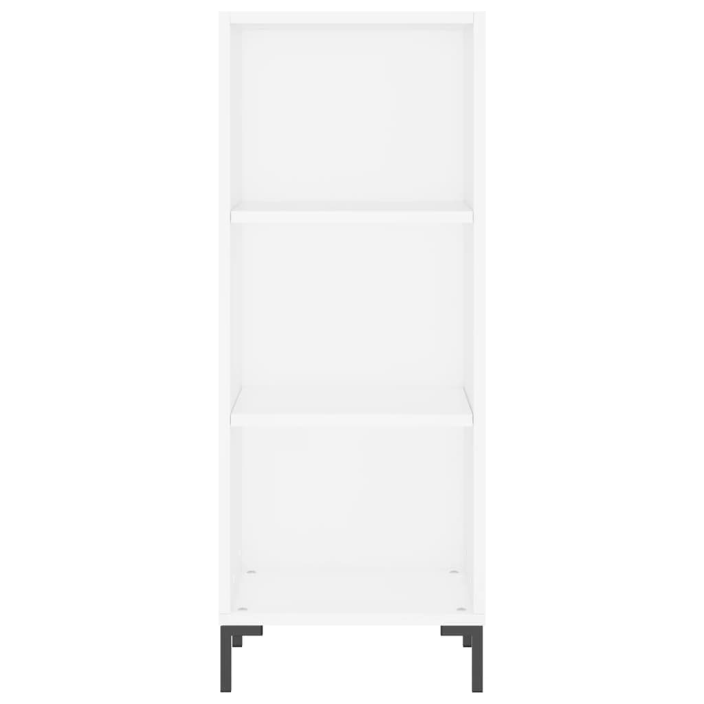 vidaXL Buffet haut Blanc 34,5x32,5x180 cm Bois d'ingénierie