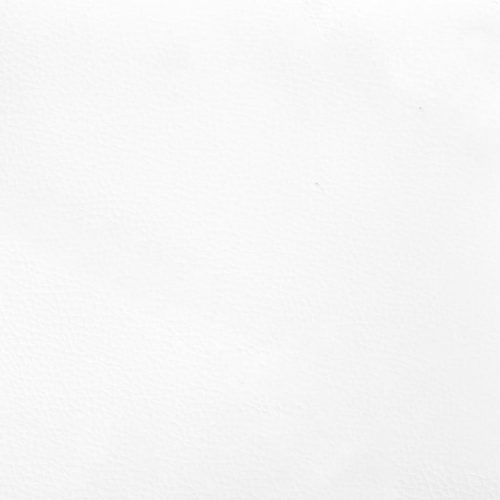 vidaXL Cadre de lit Blanc 120x200 cm Similicuir