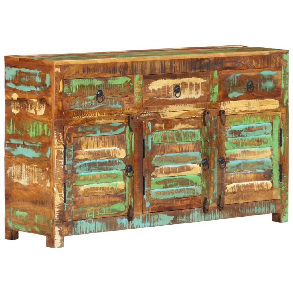 vidaXL Buffet 110x30x65 cm Bois massif de récupération