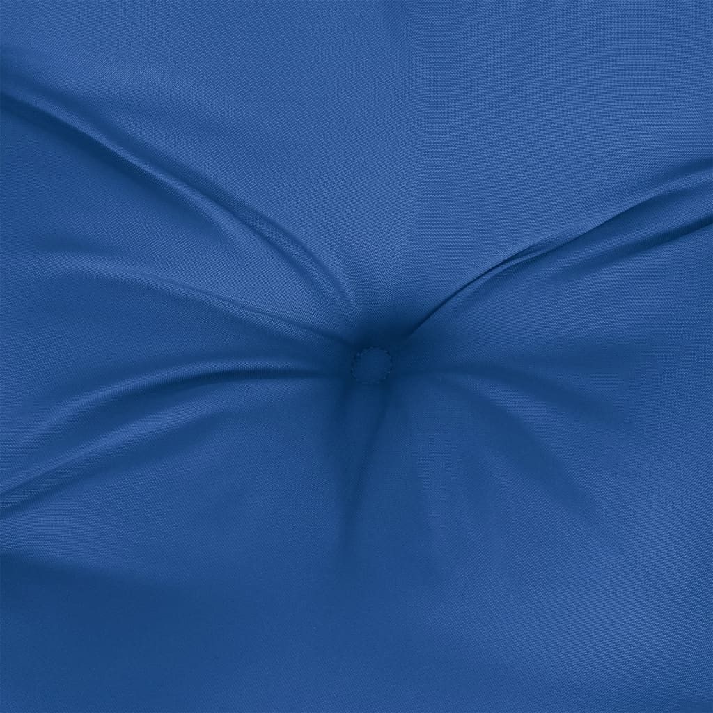 vidaXL Coussin de banc de jardin bleu 110x50x7 cm tissu oxford