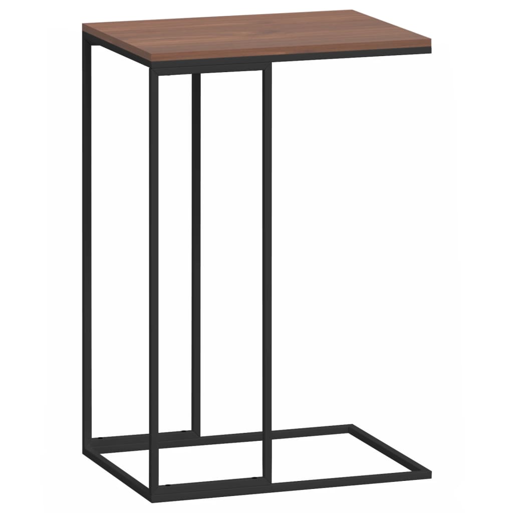 vidaXL Table d'appoint Noir 40x30x59 cm Bois d'ingénierie