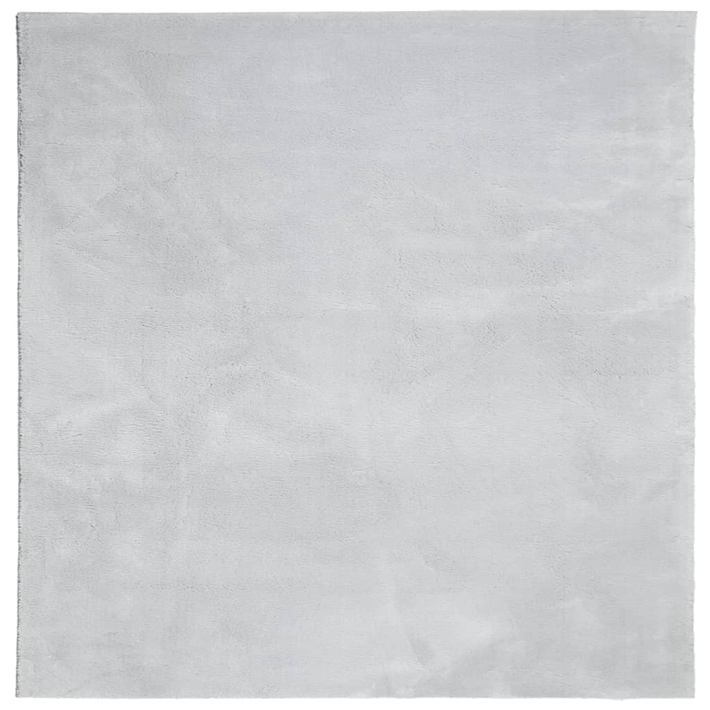 vidaXL Tapis HUARTE à poils courts doux et lavable gris 200x200 cm