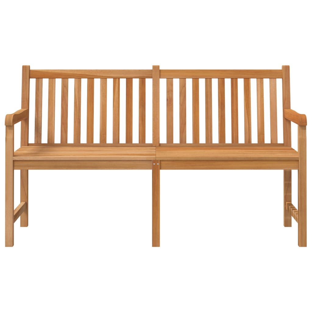 vidaXL Banc de jardin 150 cm Bois de teck solide