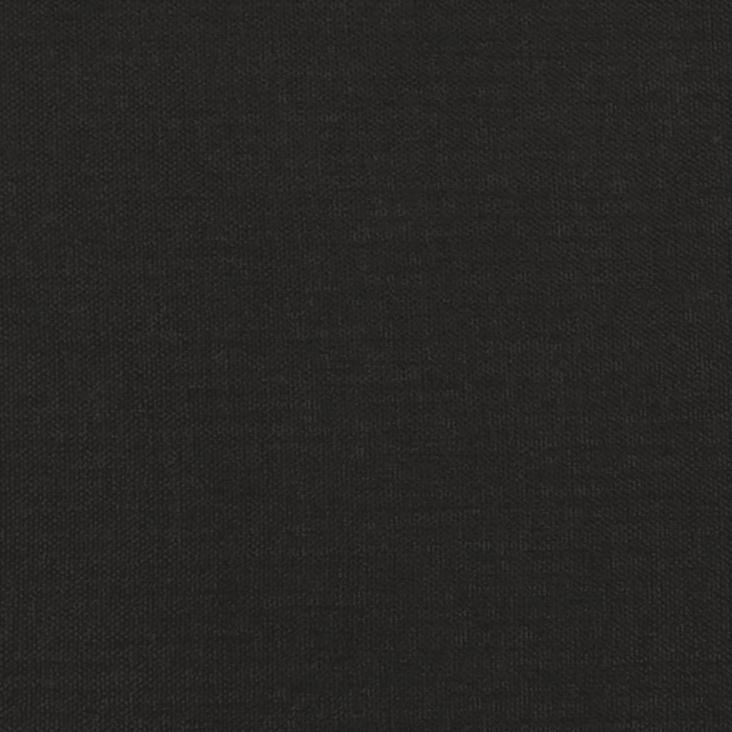 vidaXL Repose-pied Noir 45x29,5x35 cm Tissu et similicuir