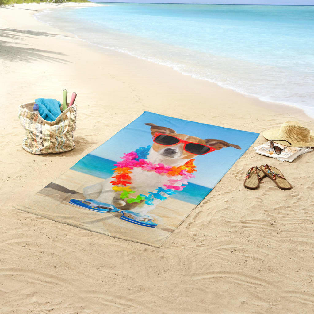 Good Morning Serviette de plage BUDDY 75x150 cm Multicolore
