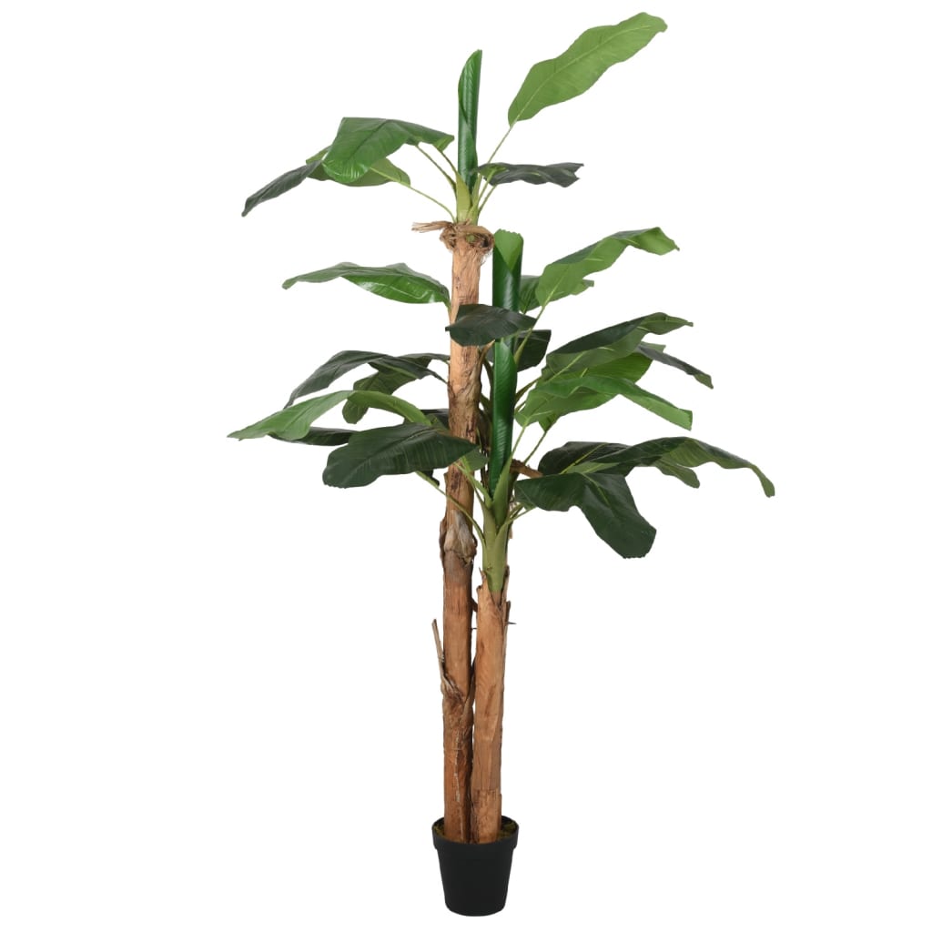 vidaXL Bananier artificiel 18 feuilles 150 cm vert