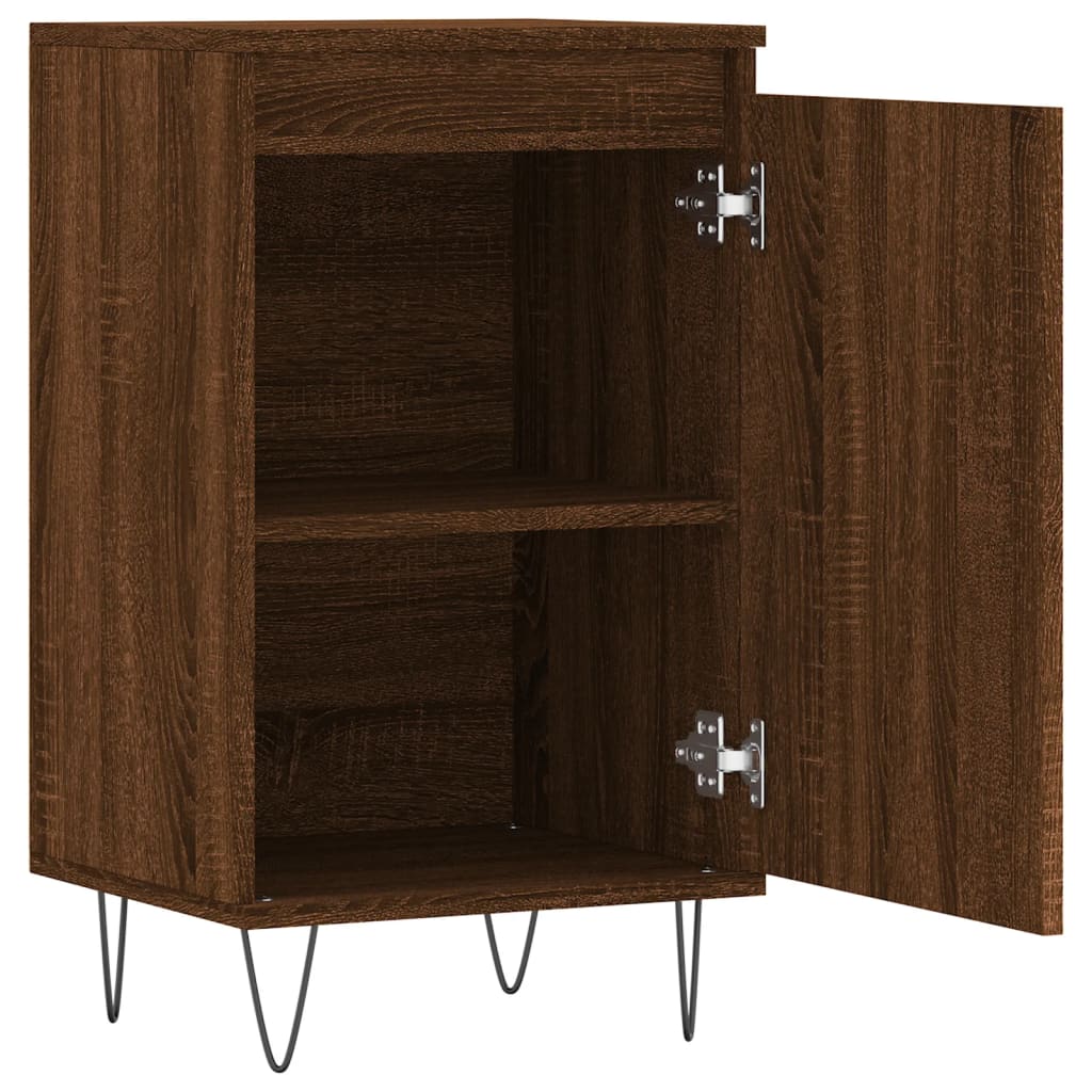 vidaXL Buffet chêne marron 40x35x70 cm bois d'ingénierie