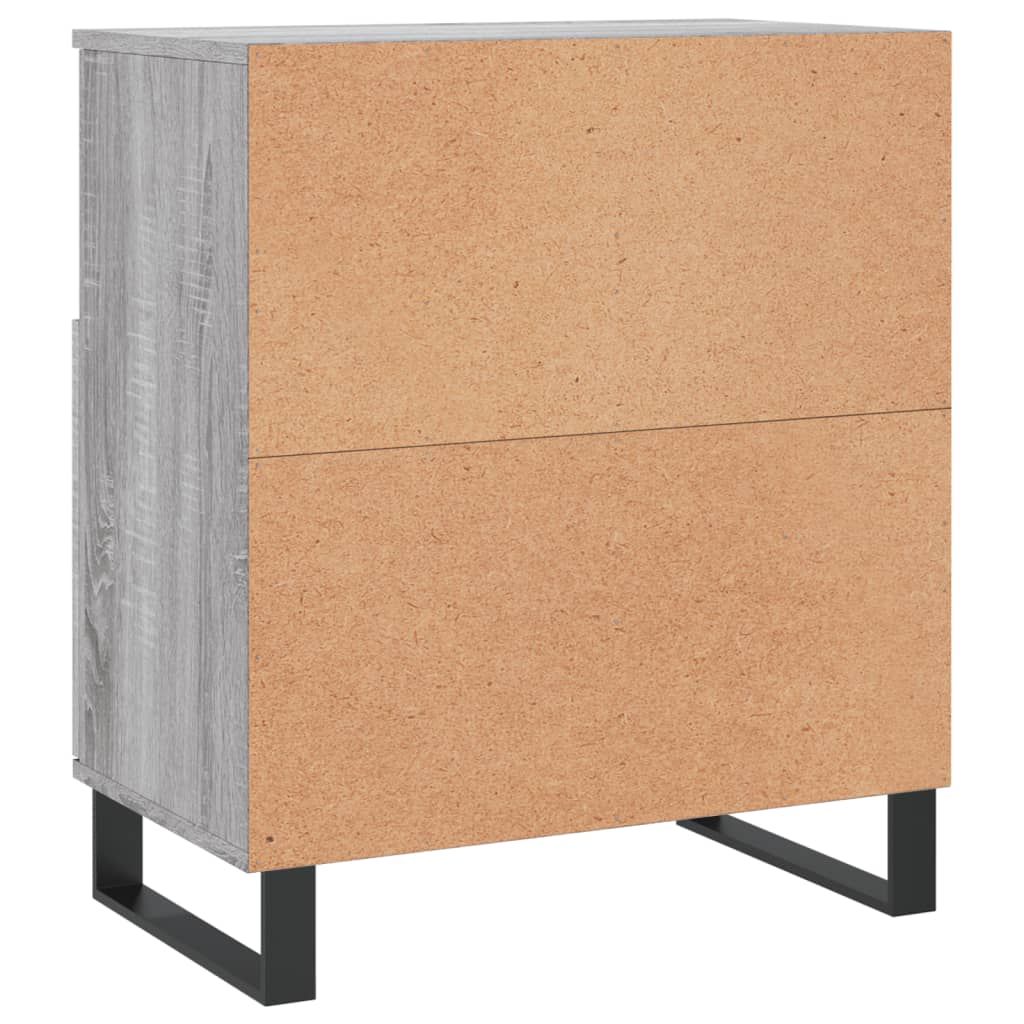 vidaXL Buffet Sonoma gris 60x35x70 cm Bois d'ingénierie