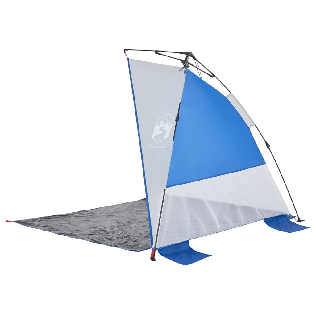 vidaXL Tente de plage bleu azuré libération rapide imperméable