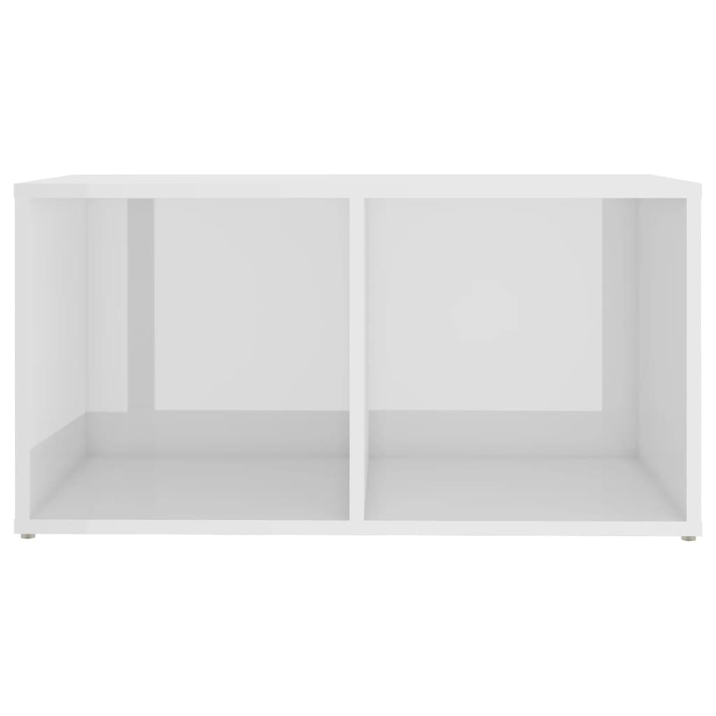 vidaXL Meubles TV 4 pcs Blanc brillant 72x35x36,5 cm Bois d'ingénierie