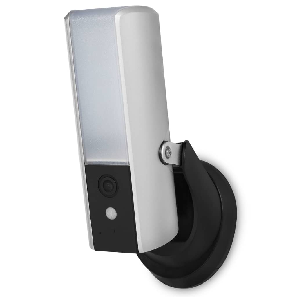 Smartwares Caméra et lampe de surveillance 6,38x7x18,07 cm Argenté