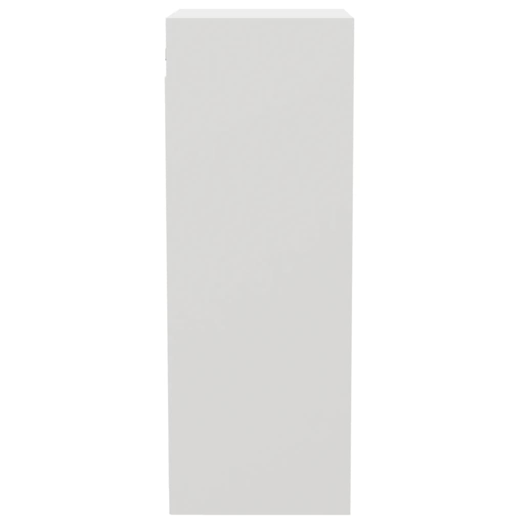 vidaXL Armoire murale Blanc 34,5x32,5x90 cm Bois d'ingénierie